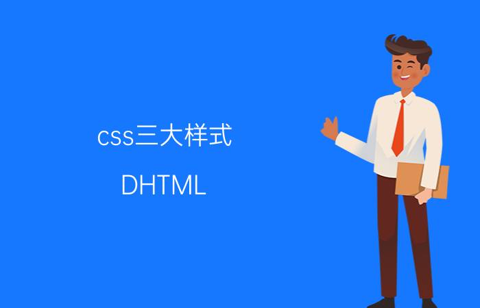 css三大样式 DHTML,JavaScript,VBScript是什么意思？